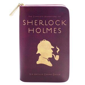Sherlock Holmes Book Zip Around Wallet - Book Lover Gifts - Novelty Wallets